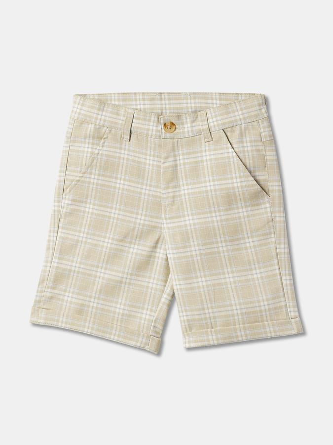 Checked Shorts with Insert Pocket image number 0