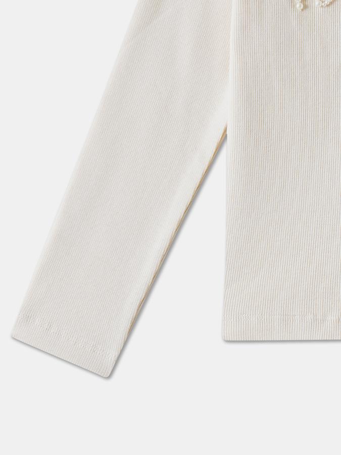 Girls Cotton Regular Fit Round Neck Long Sleeve Graphic Top