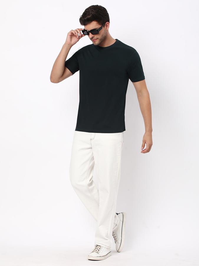 Men Crew-Neck T-Shirt with Short Sleeves image number 1