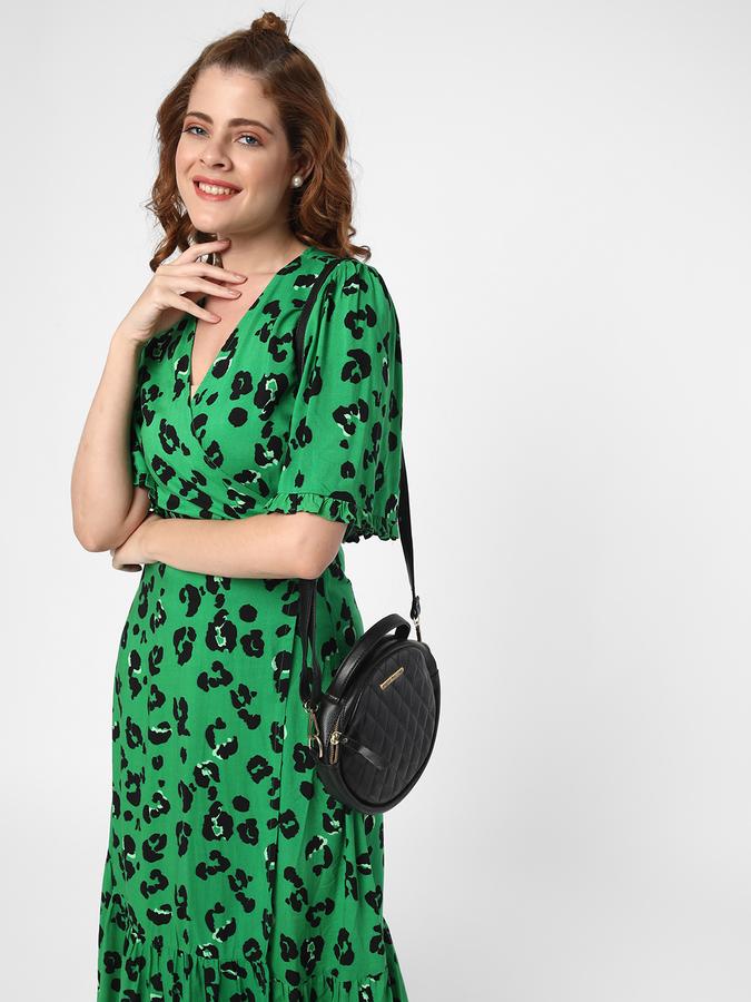 Women Viscose Wrap Maxi Floral Dress