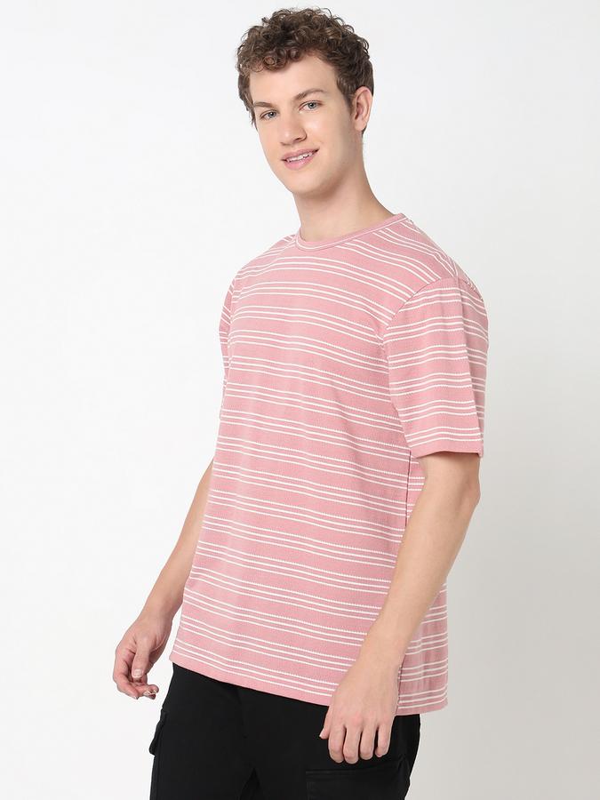 R&B MEN'S YOUNG MEN Short Sleeve STRIPE TEE - RELAX FIT image number 1