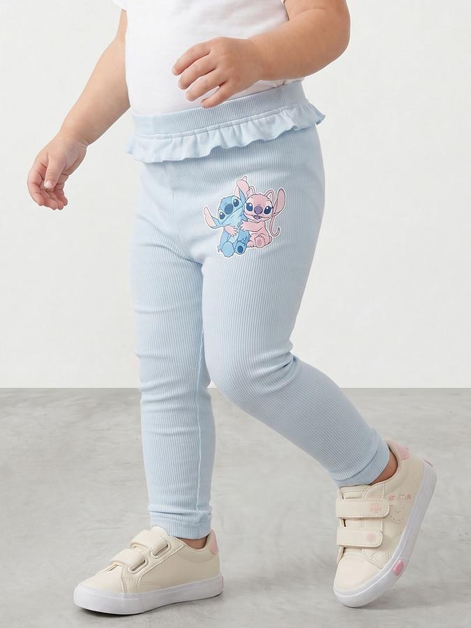 R&B Girl Multi Stitch Printed Cotton Leggings