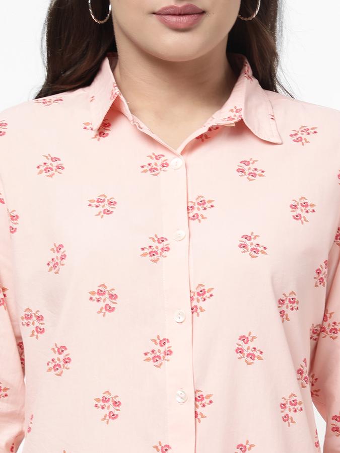 R&B Women's Basic Printed Shirt image number 3