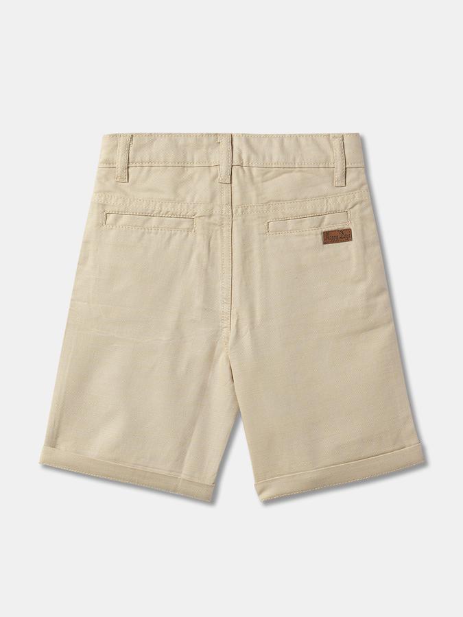 Boys Regular Fit Flat-Front Shorts image number 1