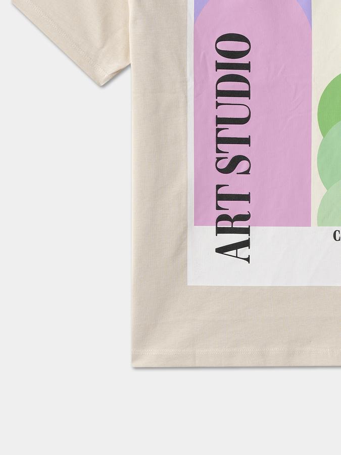 Girls Regular Fit Short Sleeve Crew Neck T-Shirt