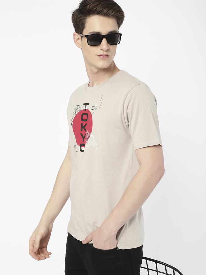 R&B Men Beige T-Shirt image number 1