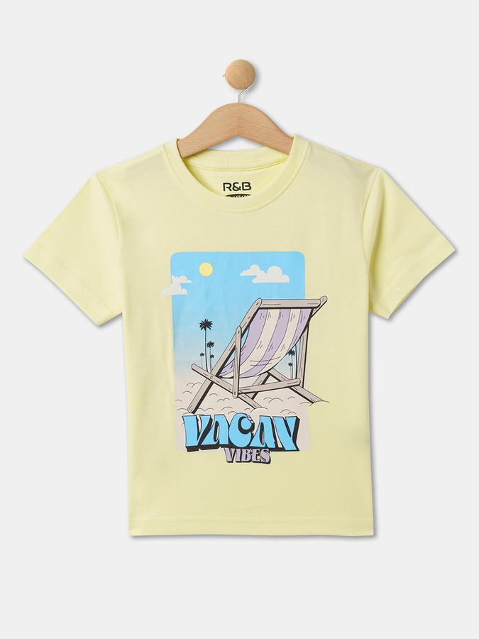 Boys Relaxed Fit Round-Neck T-Shirt image number 0