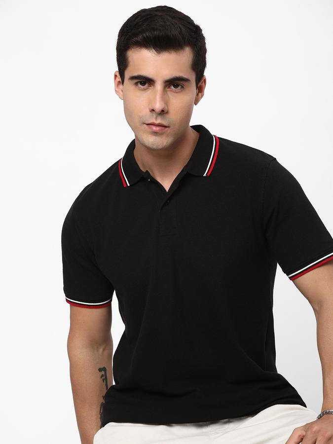 Men Regular Fit Polo T-Shirt image number 0