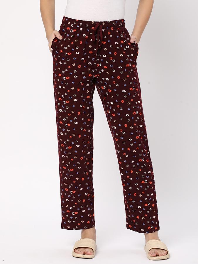 Women Floral Print Relaxed Fit Pyjamas image number 0