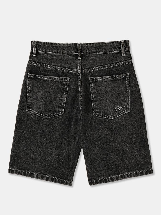 Boys Cotton Regular Fit Mid Waist Clean Hem Shorts