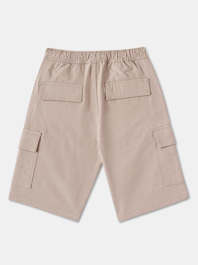 R&B Short For Boys Casual Solid Pure Cotton image number 1