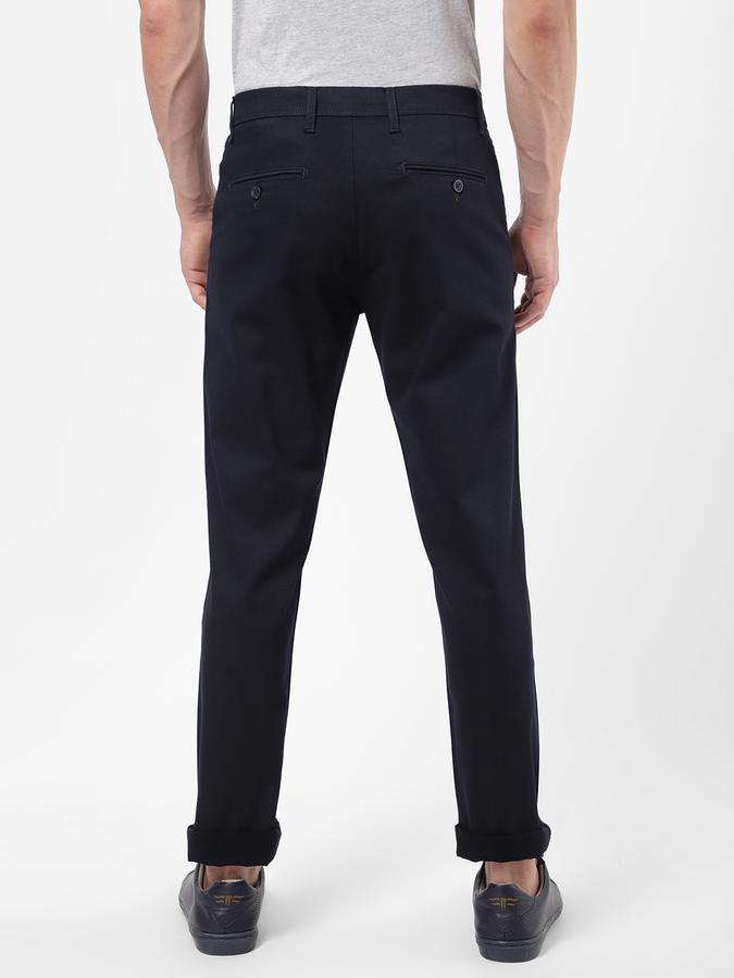 R&B Men Blue Casual Trousers image number 2