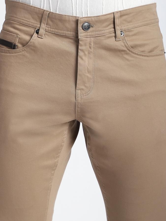 Men Cotton Skinny Fit Flat Front Chino Pants