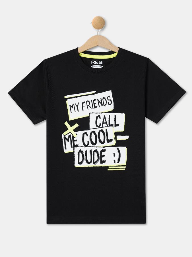 R&B Boys Black T-Shirts image number 0