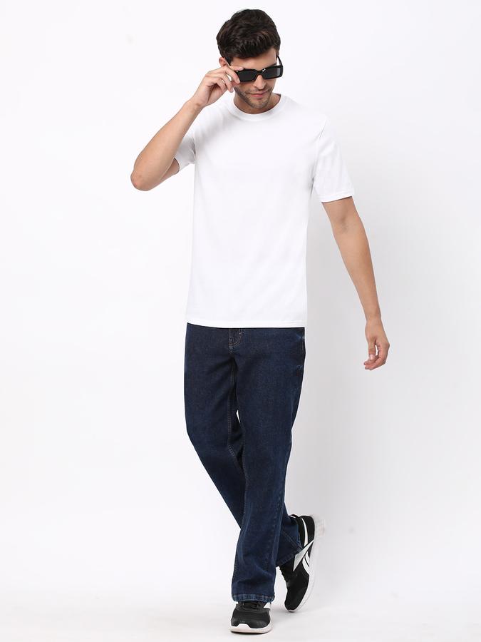 Men Crew-Neck T-Shirt with Short Sleeves image number 1