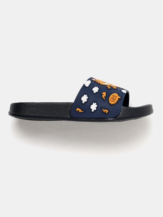 R&B Boys Rubber Embossed Sliders image number 1