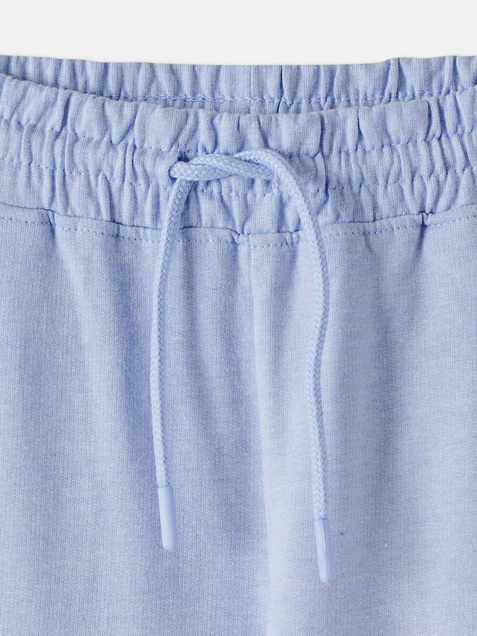 Girls Cotton Regular Fit Drawstring Waist Cuffed Hem Joggers