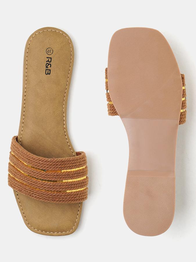 Women Open-Toe Slip-On Sandals image number 3
