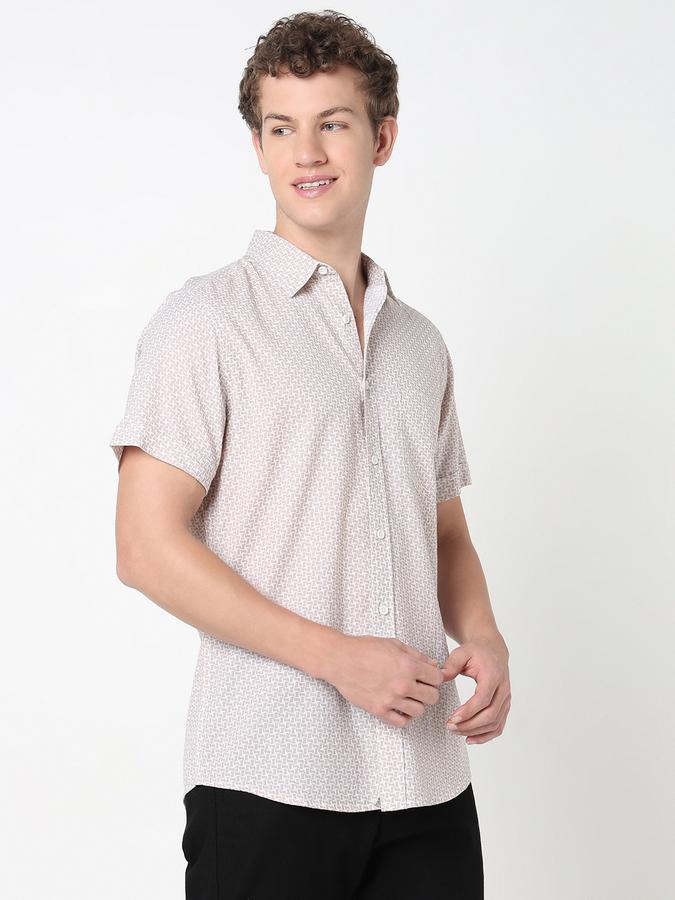 R&B MENS CASUAL Short sleeve SHIRT-REGULAR FIT image number 2