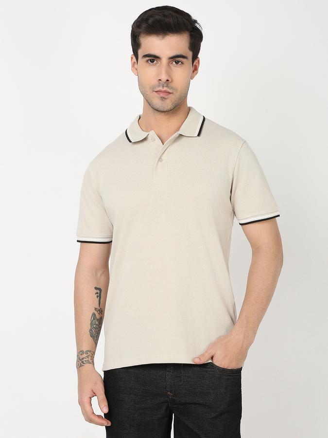 Men Regular Fit Polo T-Shirt image number 0