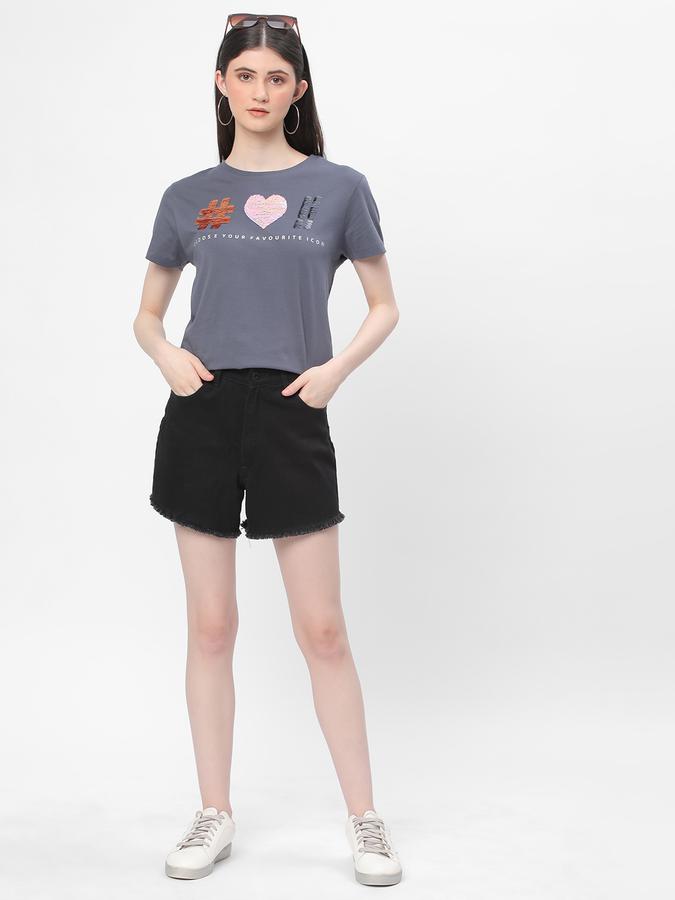 R&B Women Grey T-shirts image number 1