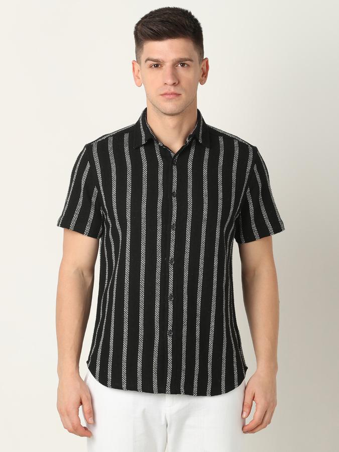 Men Striped Regular Fit Shirt image number 0