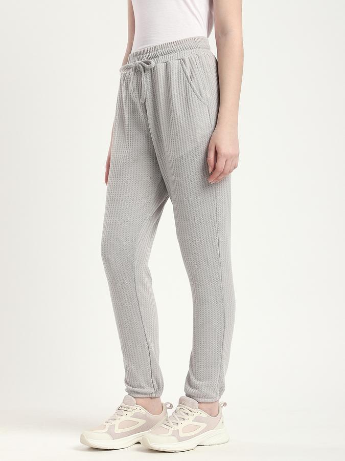 Women Polyester Blend Regular Fit Drawstring Solid Joggers