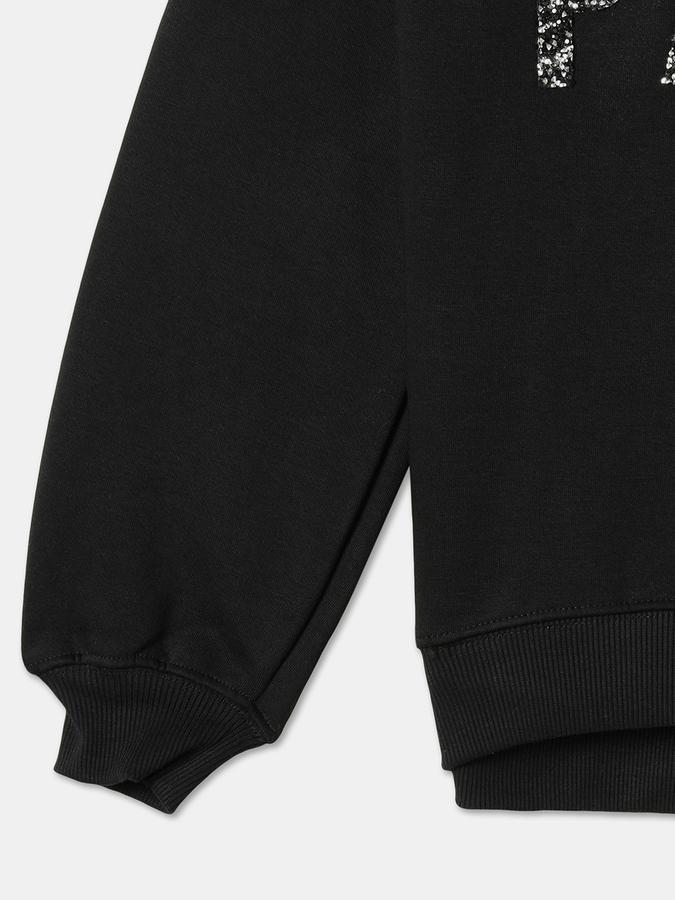 Girls Graphic Regular Fit Long Sleeve Crew Neck SweaT-Shirt