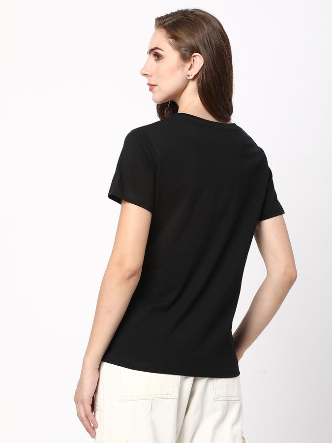 Women Graphic Print Round Neck T-Shirt image number 2