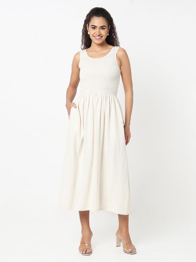 R&B Women A-line Below Knee Dress  image number 1