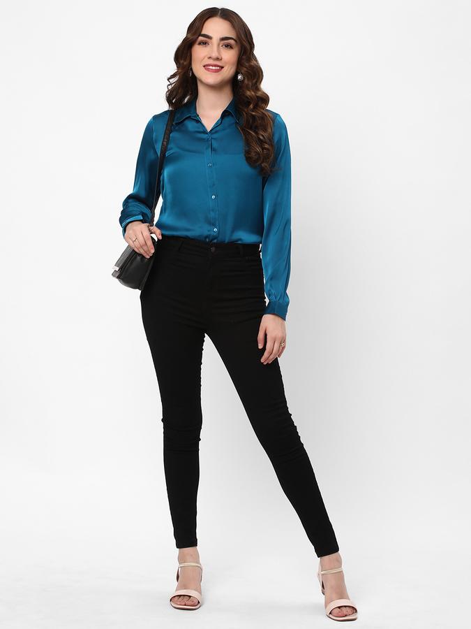 R&B Women Blue Tops image number 1