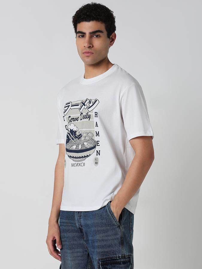 Printed Men Round Neck T-Shirt image number 3