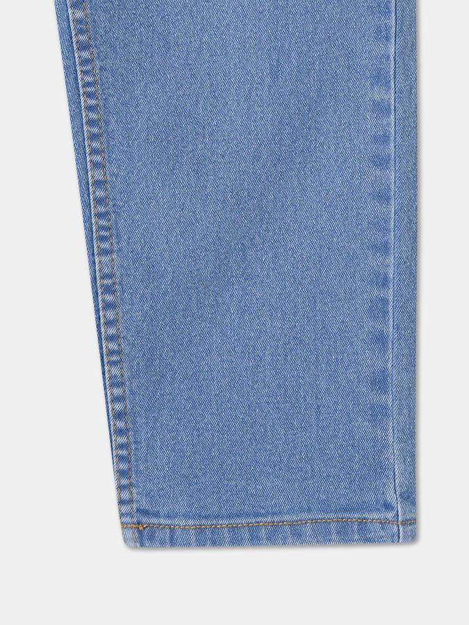 Boys Denim Regular Fit Button Waist Clean Look Jeans