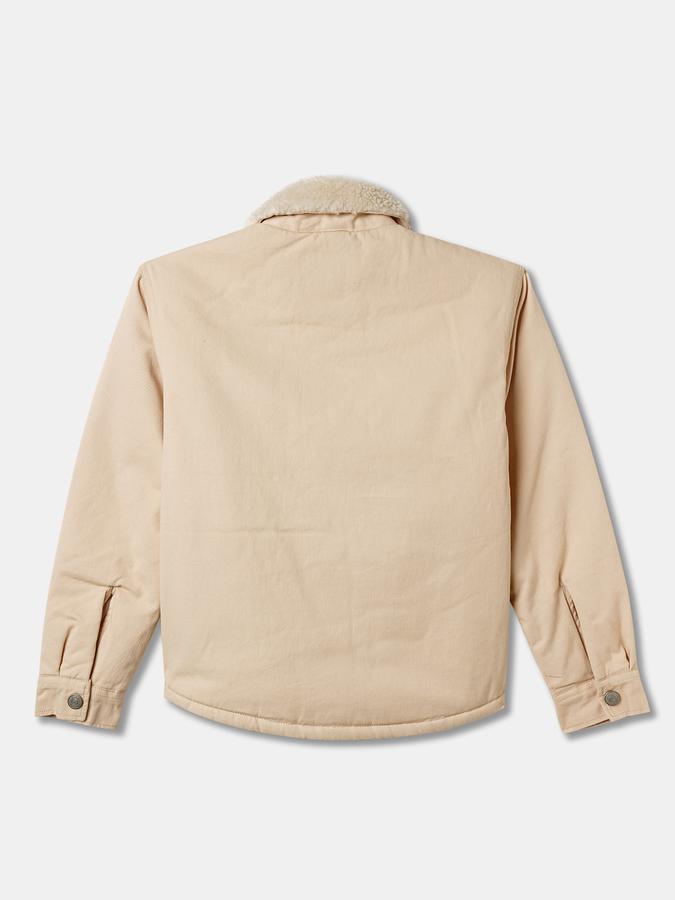 Boys Cotton Shacket Snap Front Solid Jacket