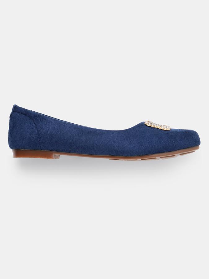 R&B Women Blue Ballerinas image number 1