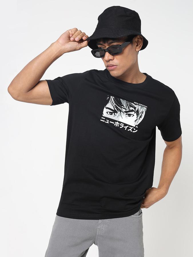 Printed Men Round Neck T-Shirt