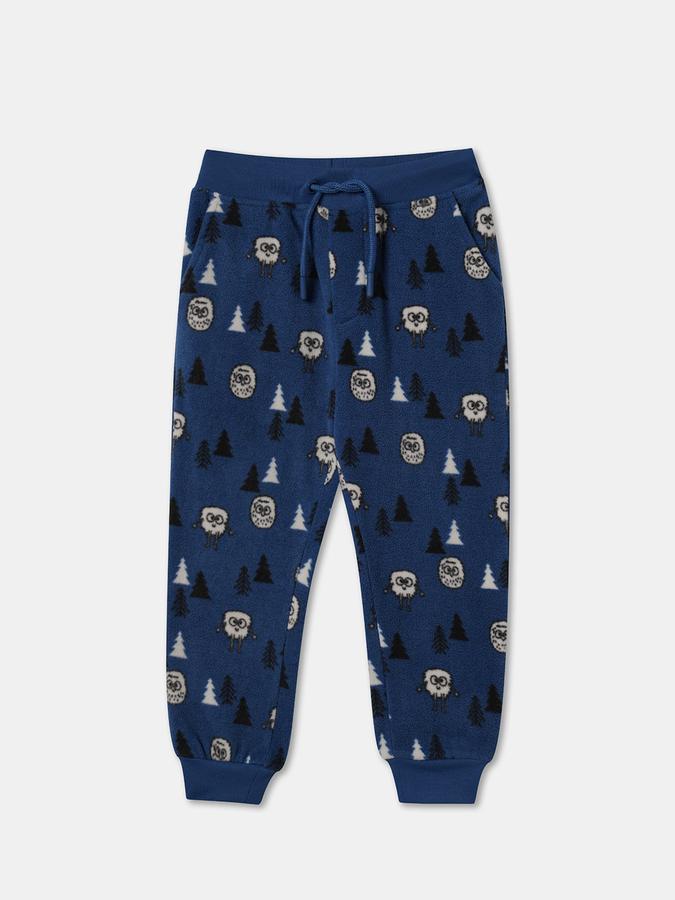 Boys Graphic Print Full Sleeves T-shirt with Trousers Fashion Set