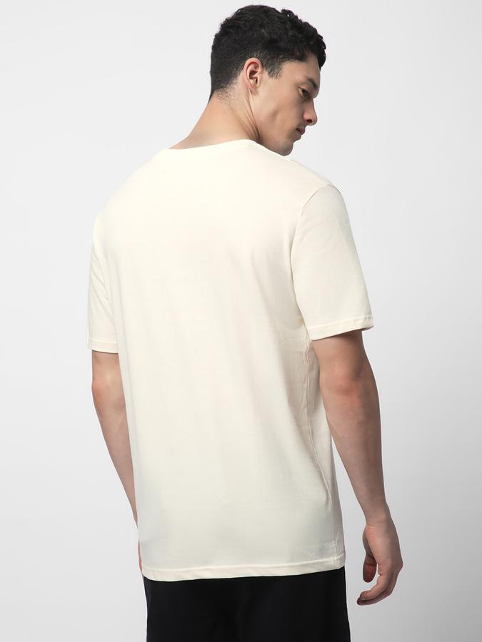 R&B MEN'S Solid T-Shirt with Crew Neck and Short Sleeves image number 2