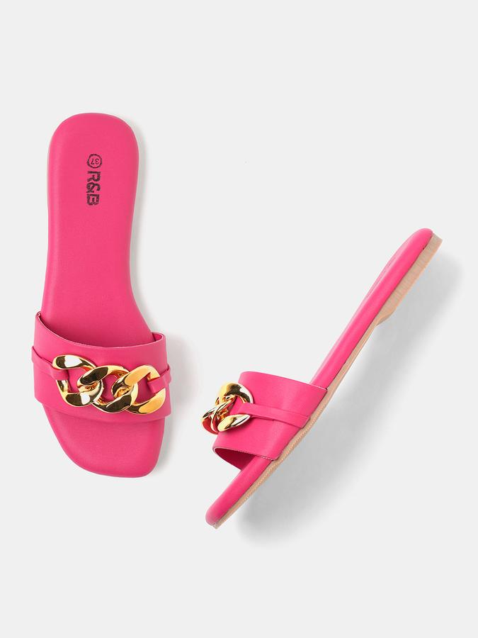 Open-Toe Slip-On Flat Sandals image number 0