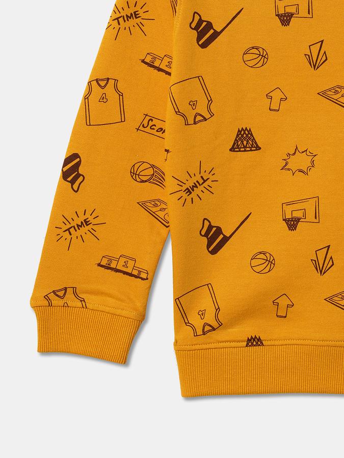 Full Sleeve Graphic Print Boys Sweatshirt image number 3