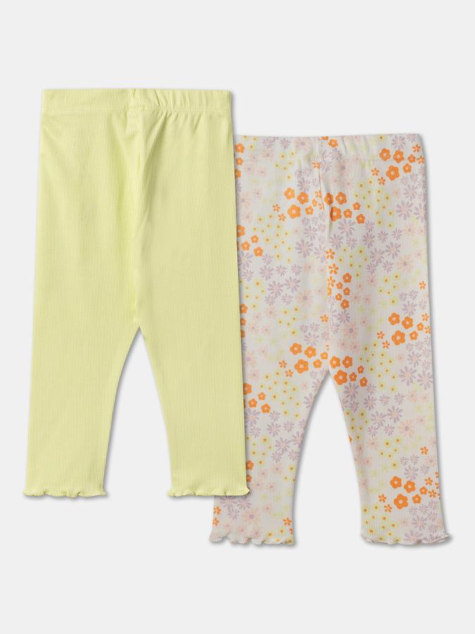 Pack of 2 Girls Printed Leggings image number 1