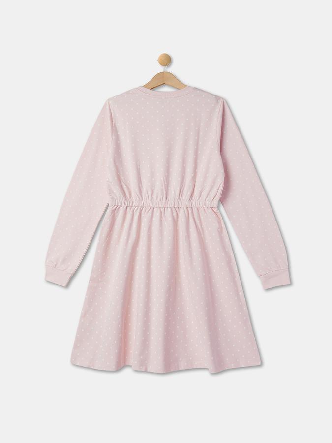 R&B Girl's Fit And Flare Knit Dress image number 1