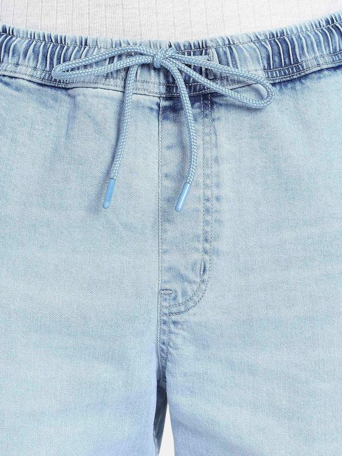 R&B Blue Relaxed Fit Men Mid Rise Jeans