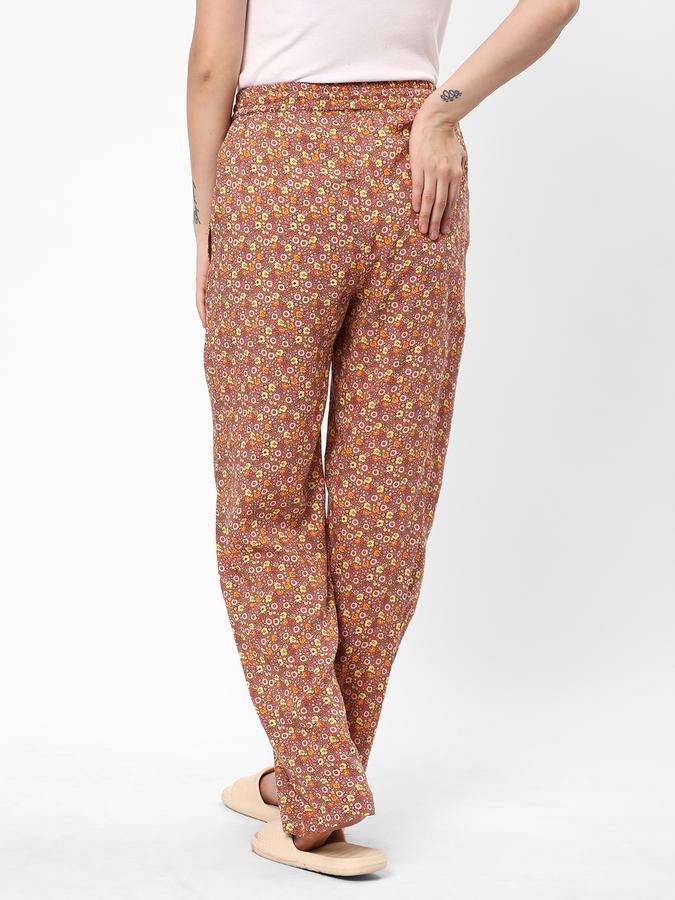 Women Floral Print Relaxed Fit Pyjamas image number 2
