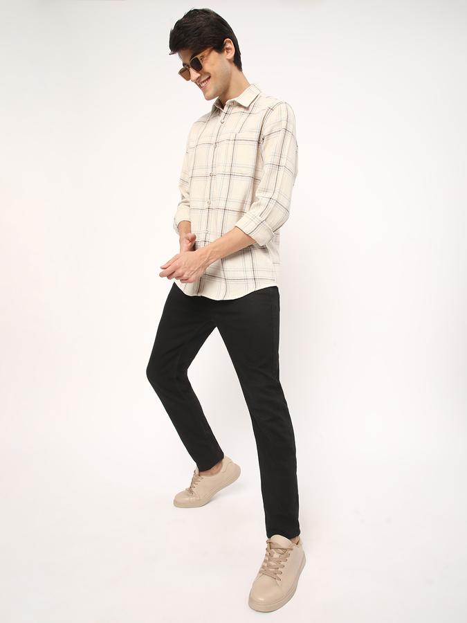 Men Regular Fit Cutaway Collar Shirt image number 1