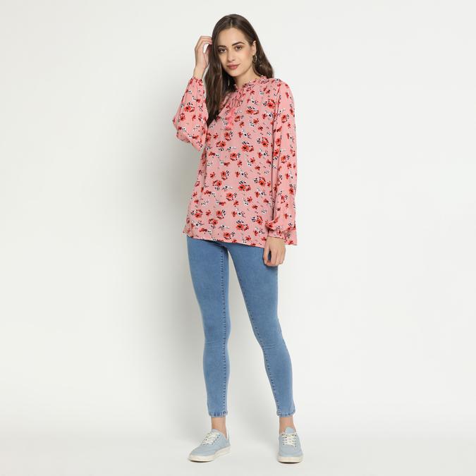 R&B Full Sleeves Pink Top image number 1