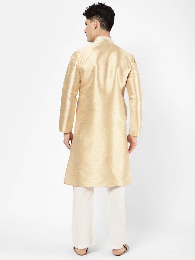 R&B Men Beige Kurtas image number 2