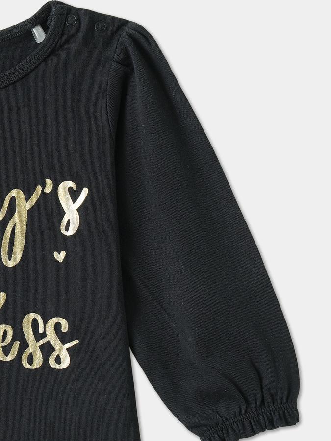 Girls Cotton Regular Fit Round Neck Graphic T-shirt