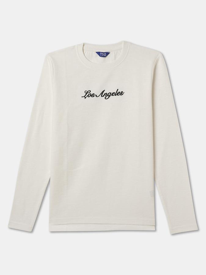 Boys Solid Pure Cotton Regular T Shirt image number 0