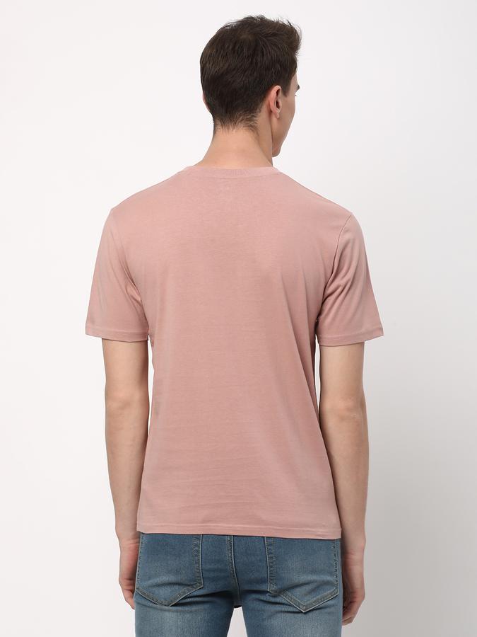 Men Regular Fit Round-Neck T-Shirt image number 2